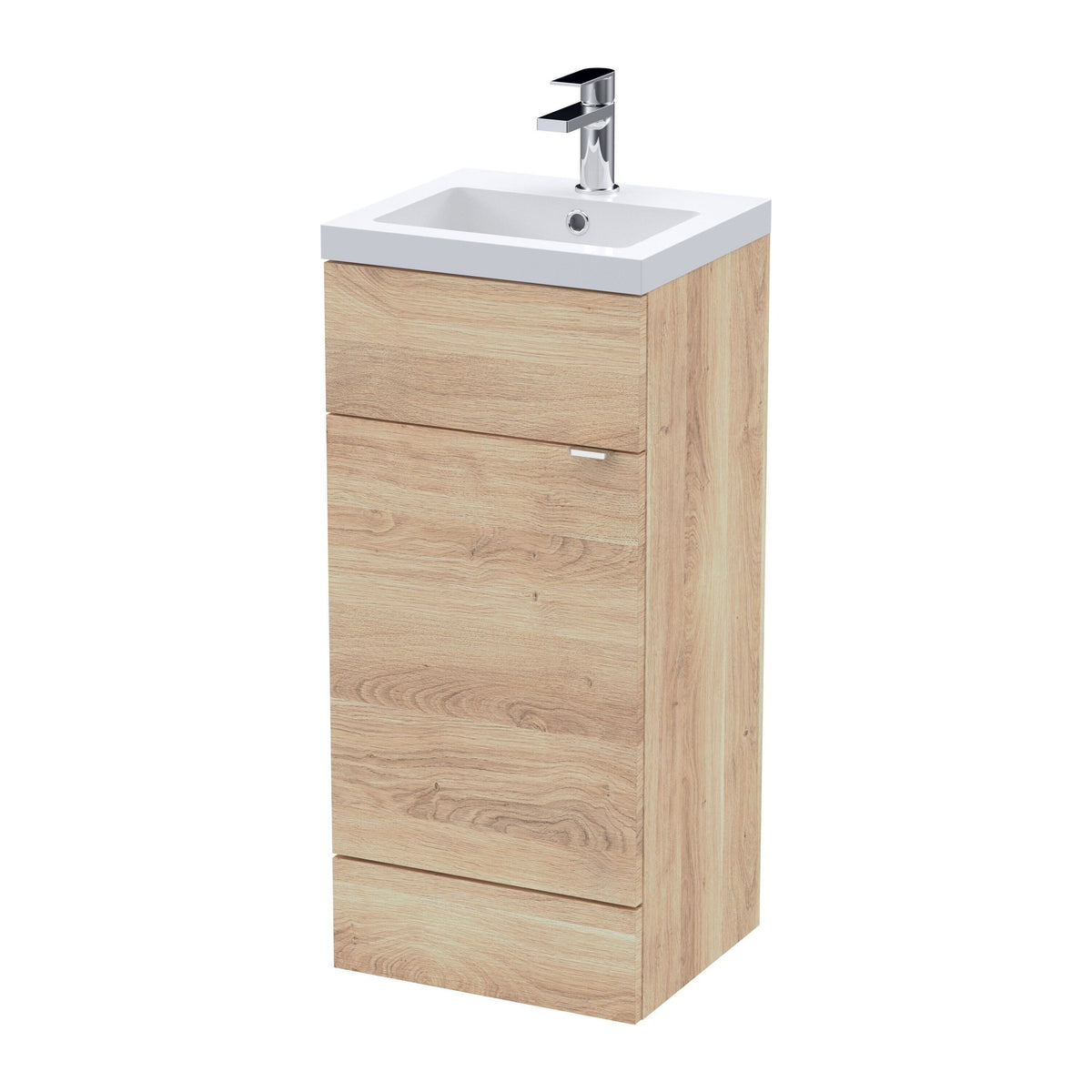 Hudson Reed Fusion 400mm 1 Door Floor Standing Vanity Unit With Basin