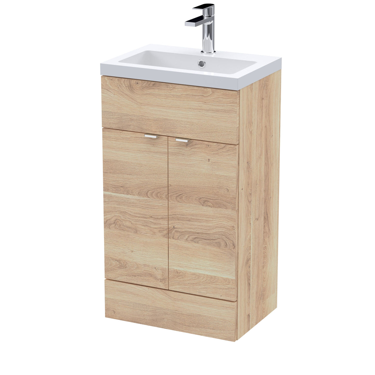 Hudson Reed Fusion 500mm 2 Door Floor Standing Vanity Unit With Basin