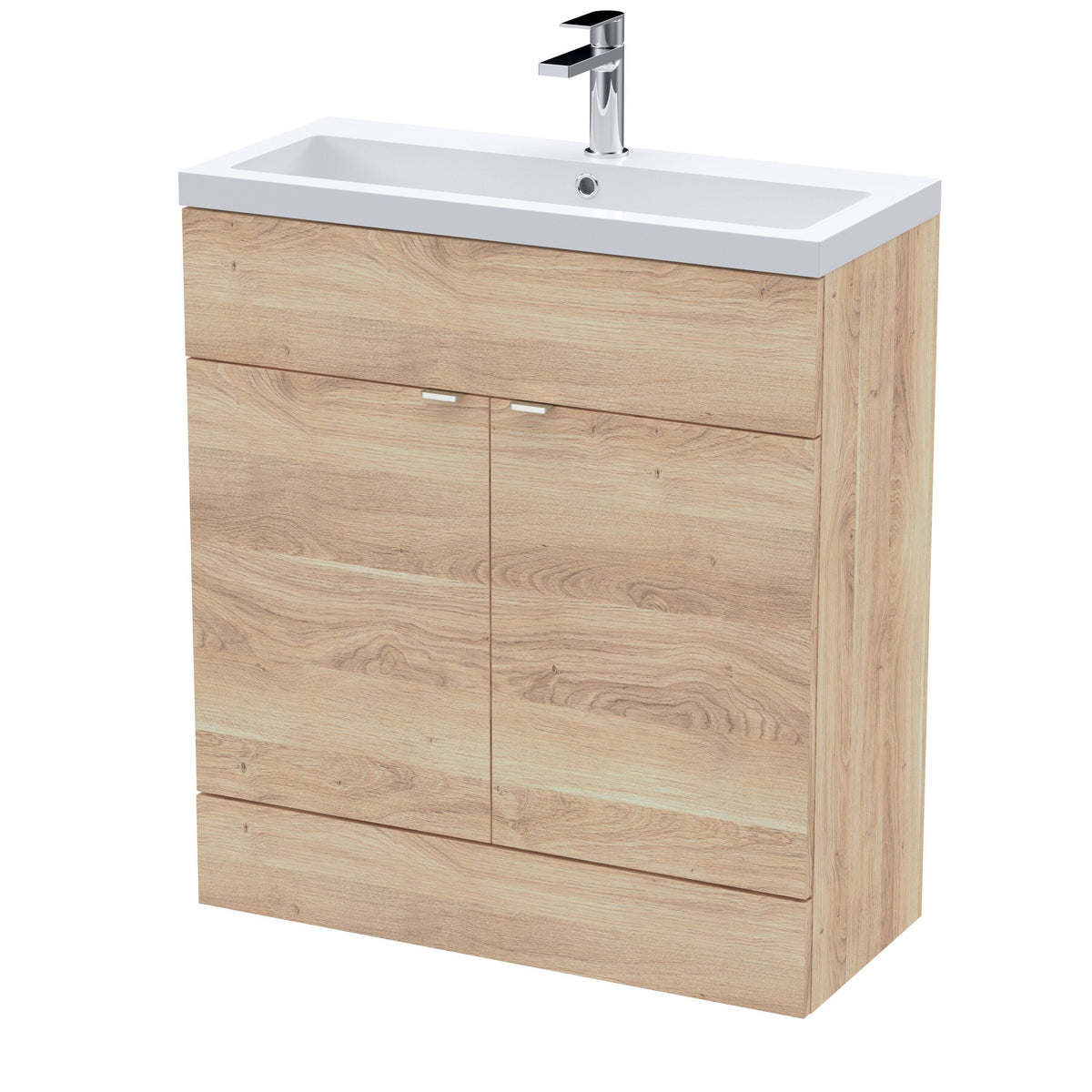 Hudson Reed Fusion 800mm 2 Door Floor Standing Vanity Unit With Basin