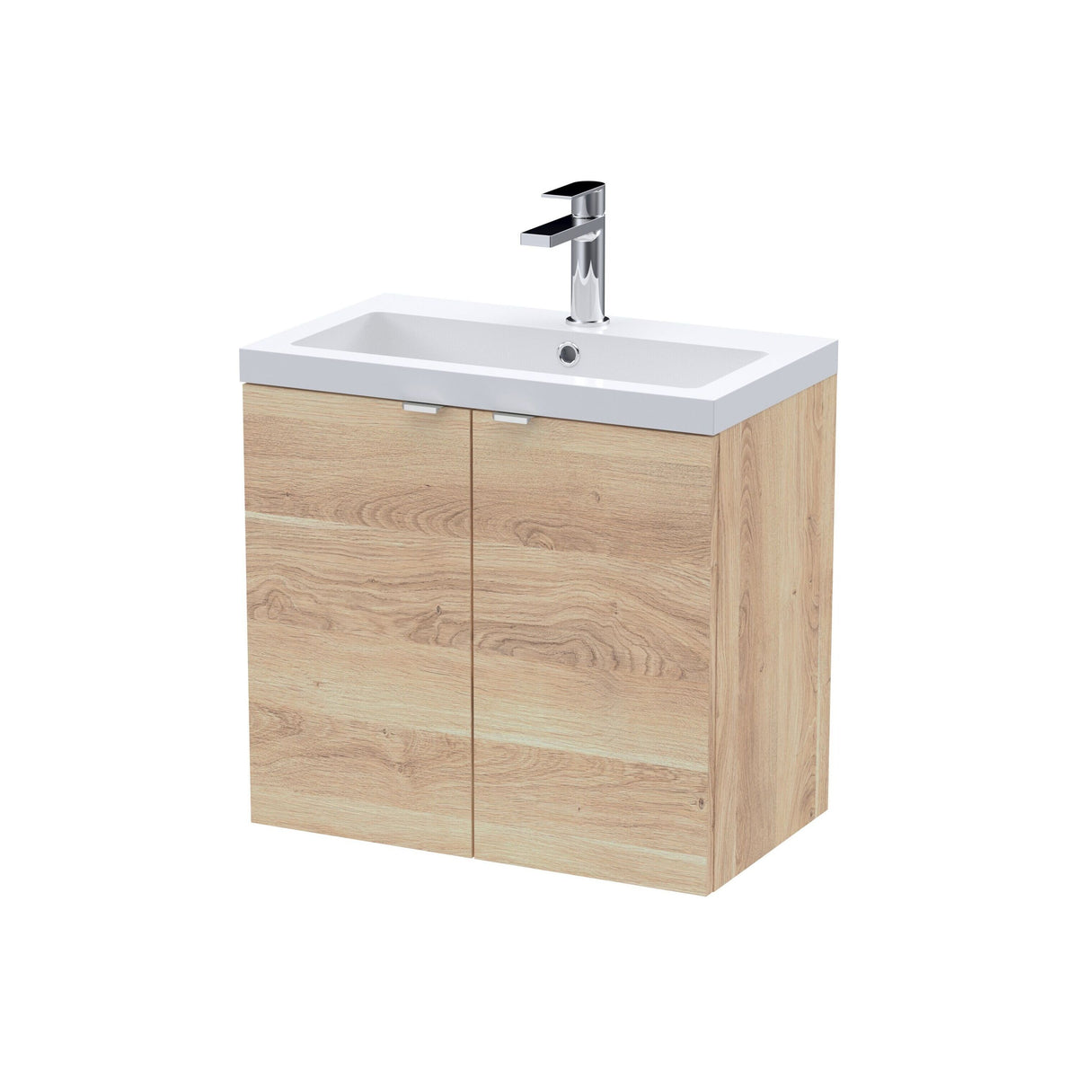 Hudson Reed Fusion 600mm 2 Door Wall Hung Vanity Unit With Basin