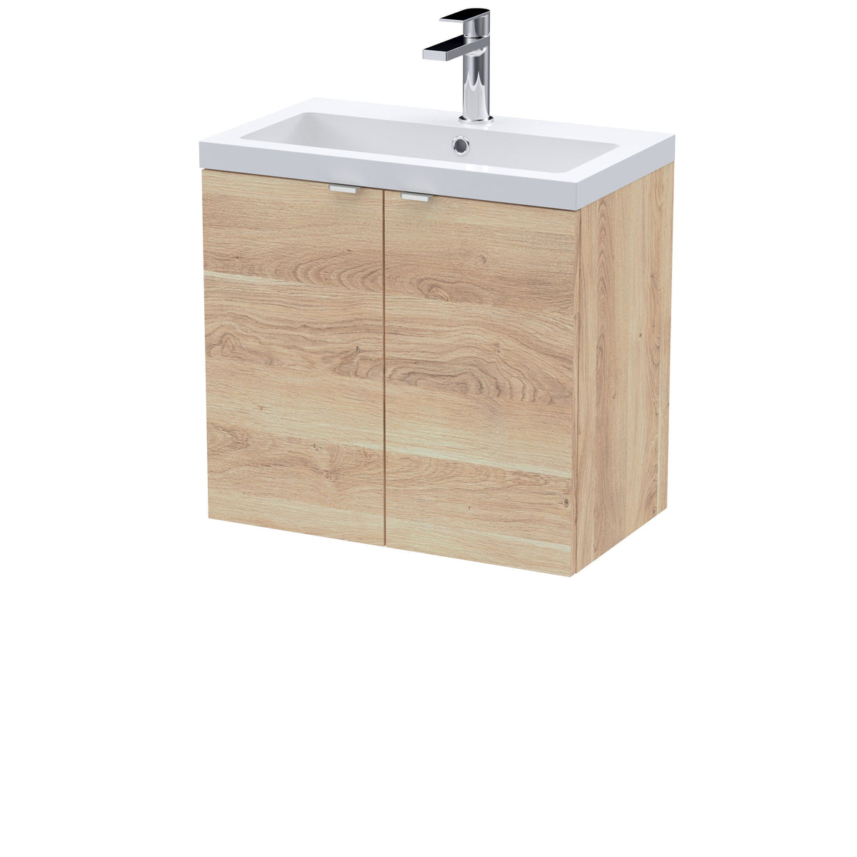 Hudson Reed Fusion 600mm 2 Door Wall Hung Vanity Unit With Basin
