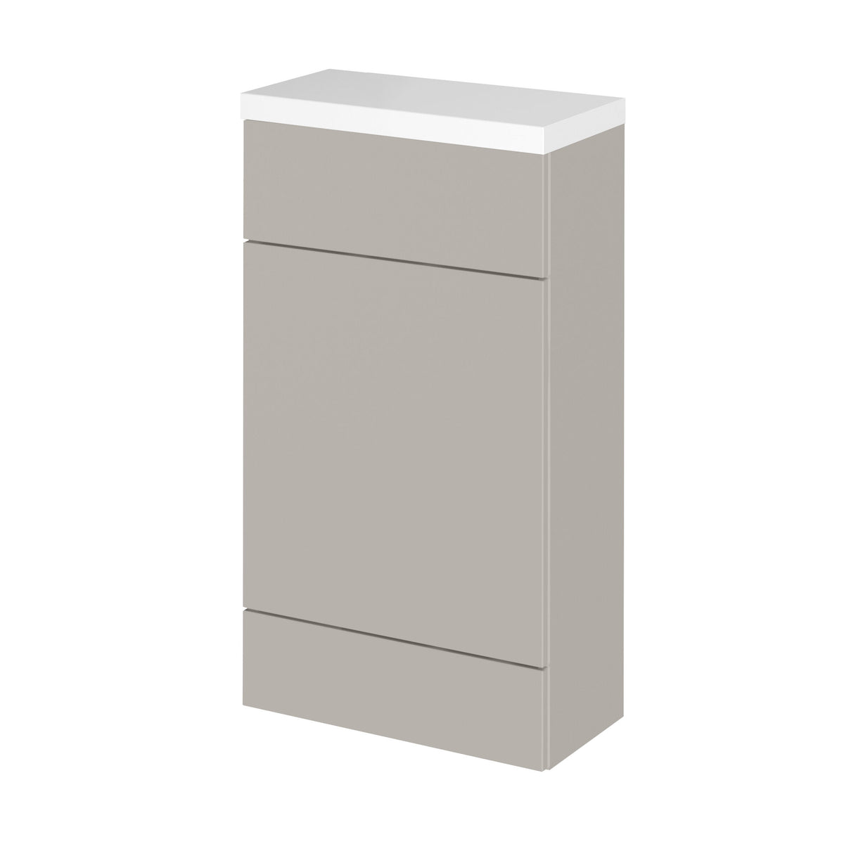 Hudson Reed Fusion 500mm Floor Standing Compact WC Unit with Polymarble Worktop