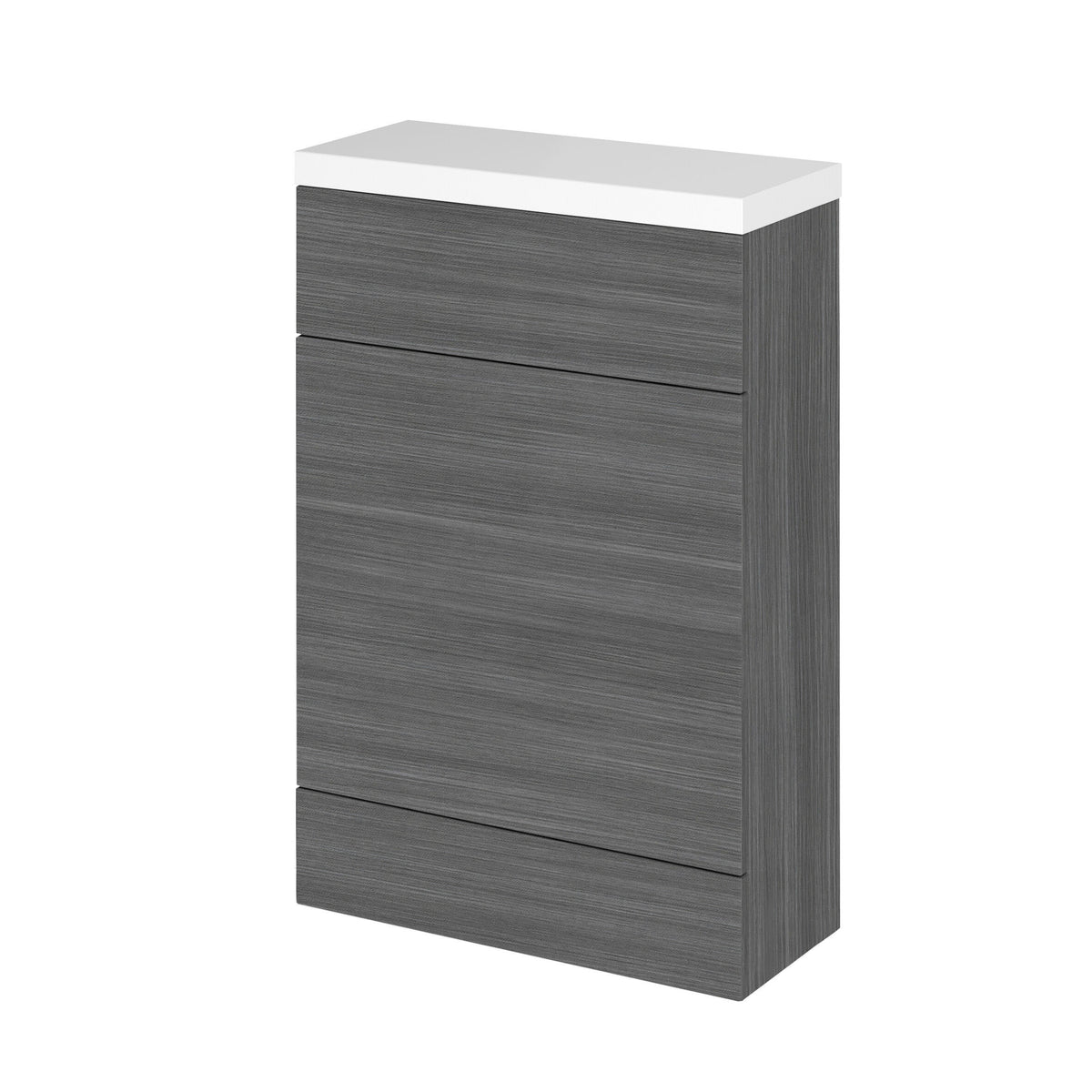 Hudson Reed Fusion 600mm Floor Standing Compact WC Unit with Polymarble Worktop