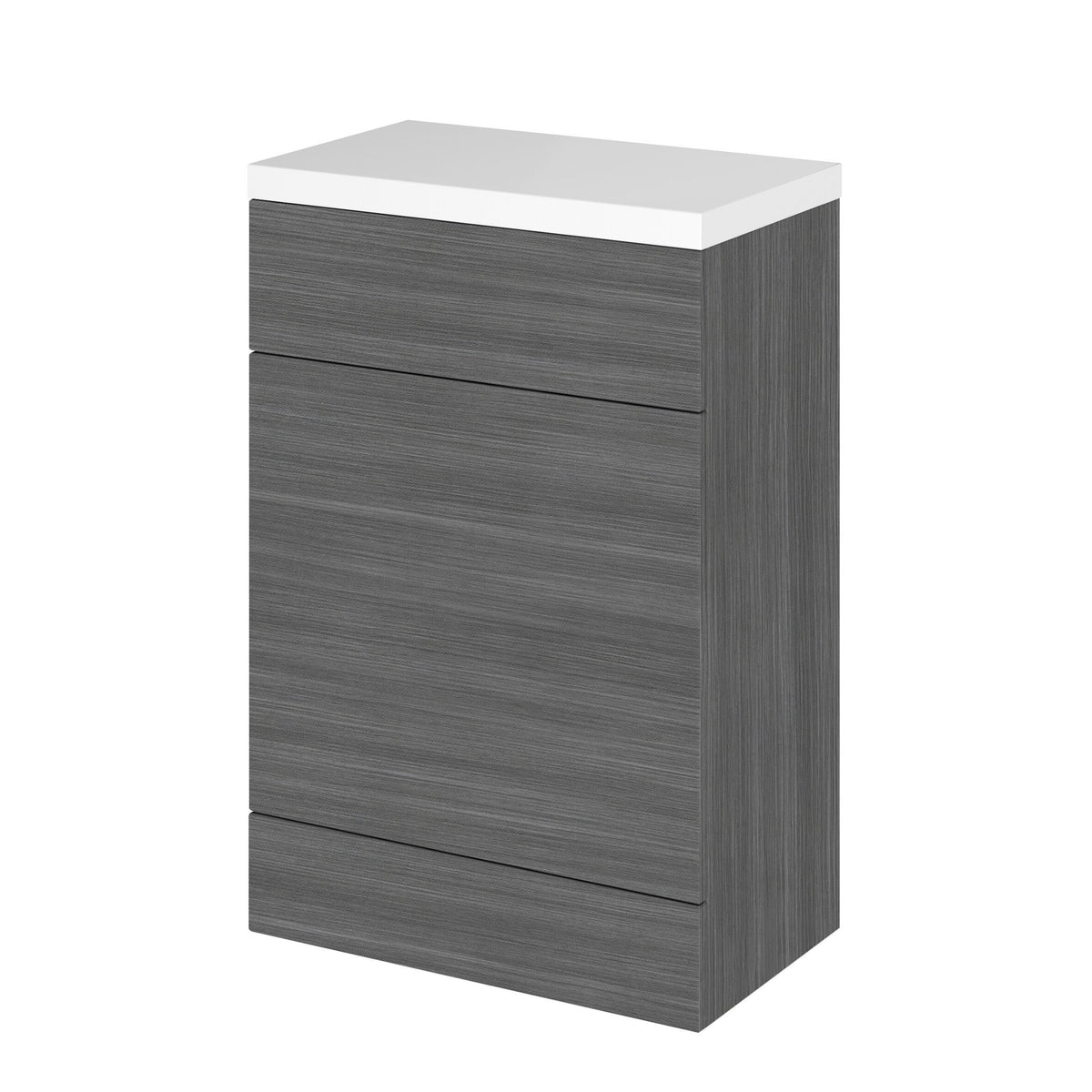 Hudson Reed Fusion 600mm Floor Standing WC Unit with Polymarble Worktop