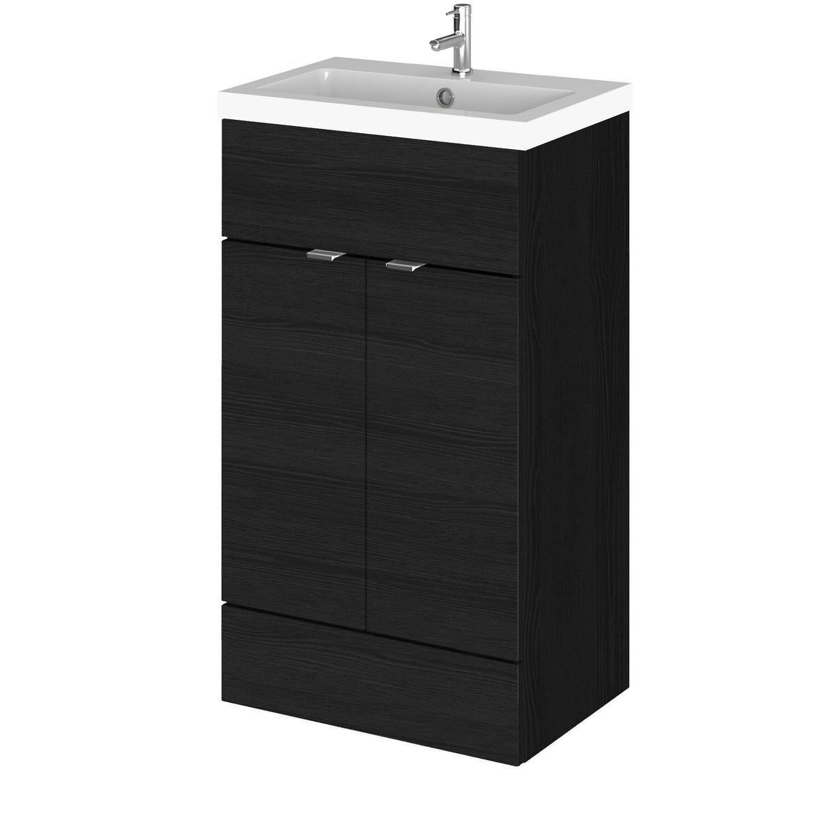 Hudson Reed Fusion 500mm 2 Door Floor Standing Vanity Unit With Basin