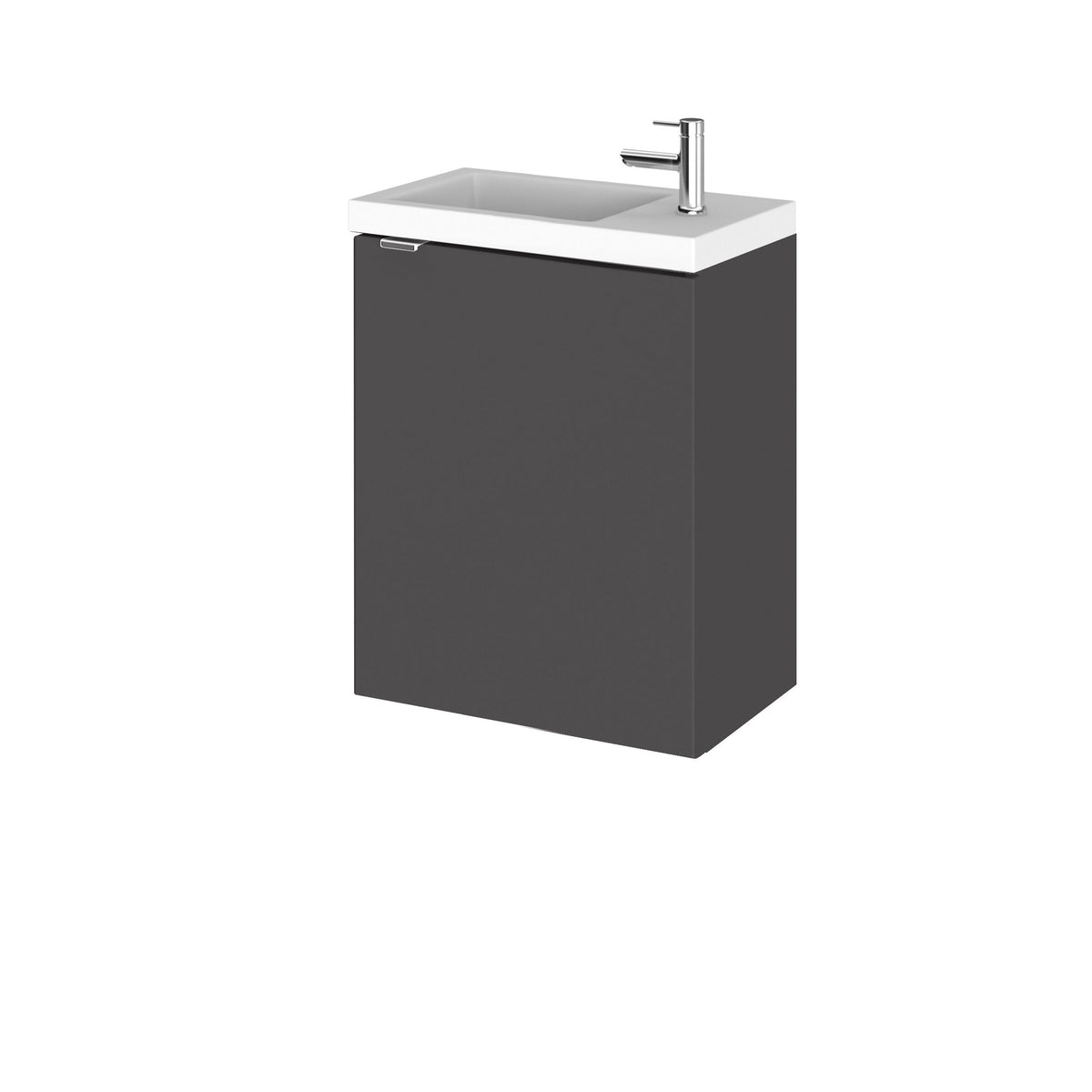 Hudson Reed Fusion 400mm 1 Door Wall Hung Vanity Unit With Basin