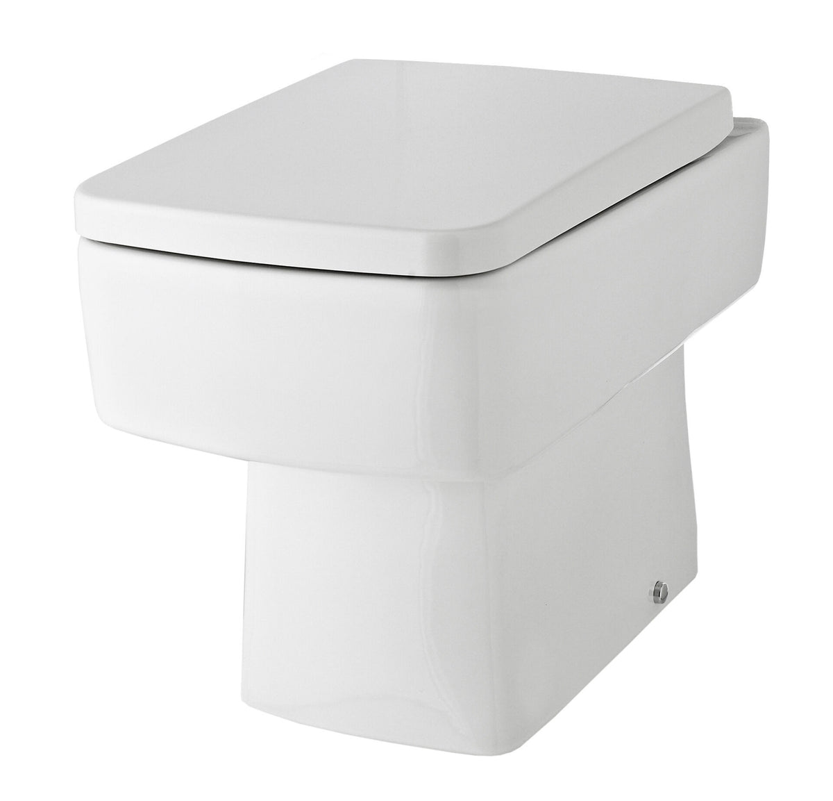 Hudson Reed Square Back to Wall Toilet Pan With Seat