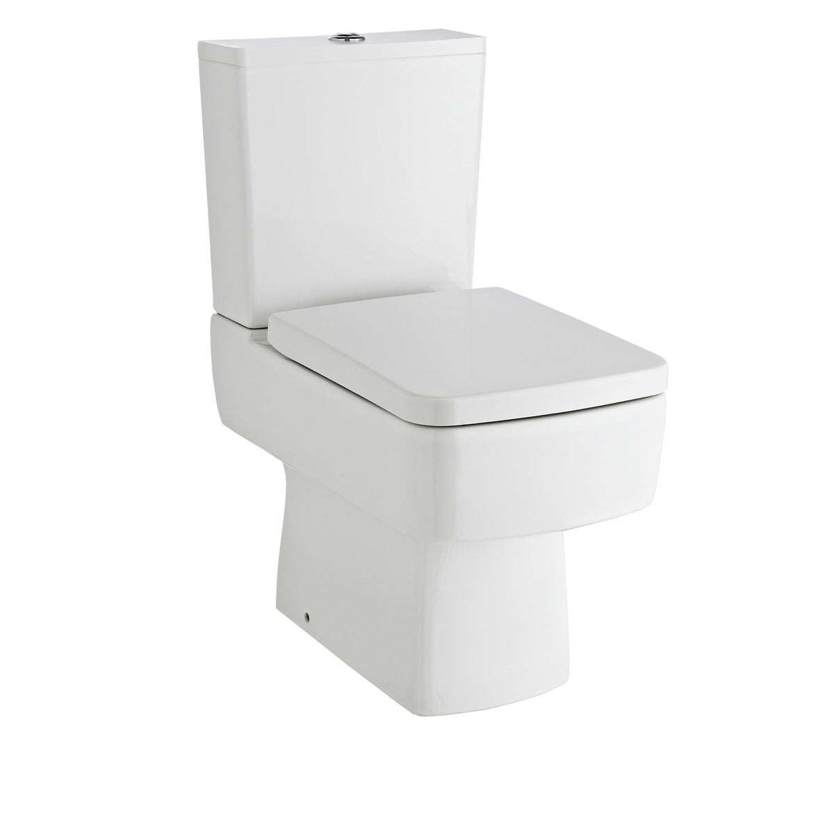 Nuie Semi Flush to Wall Square Toilet Pan