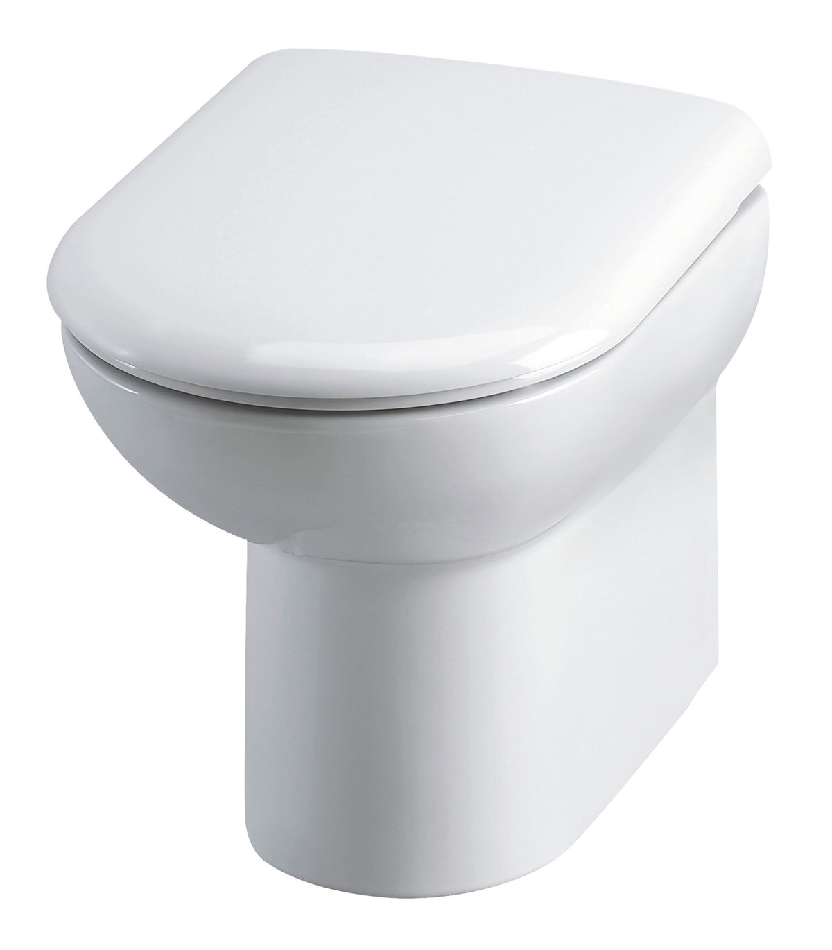 Hudson Reed Round Back to Wall Toilet Pan With Seat