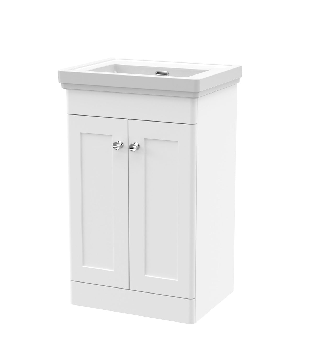 Nuie Classique 500mm 2 Door Floor Standing Vanity Unit With Basin