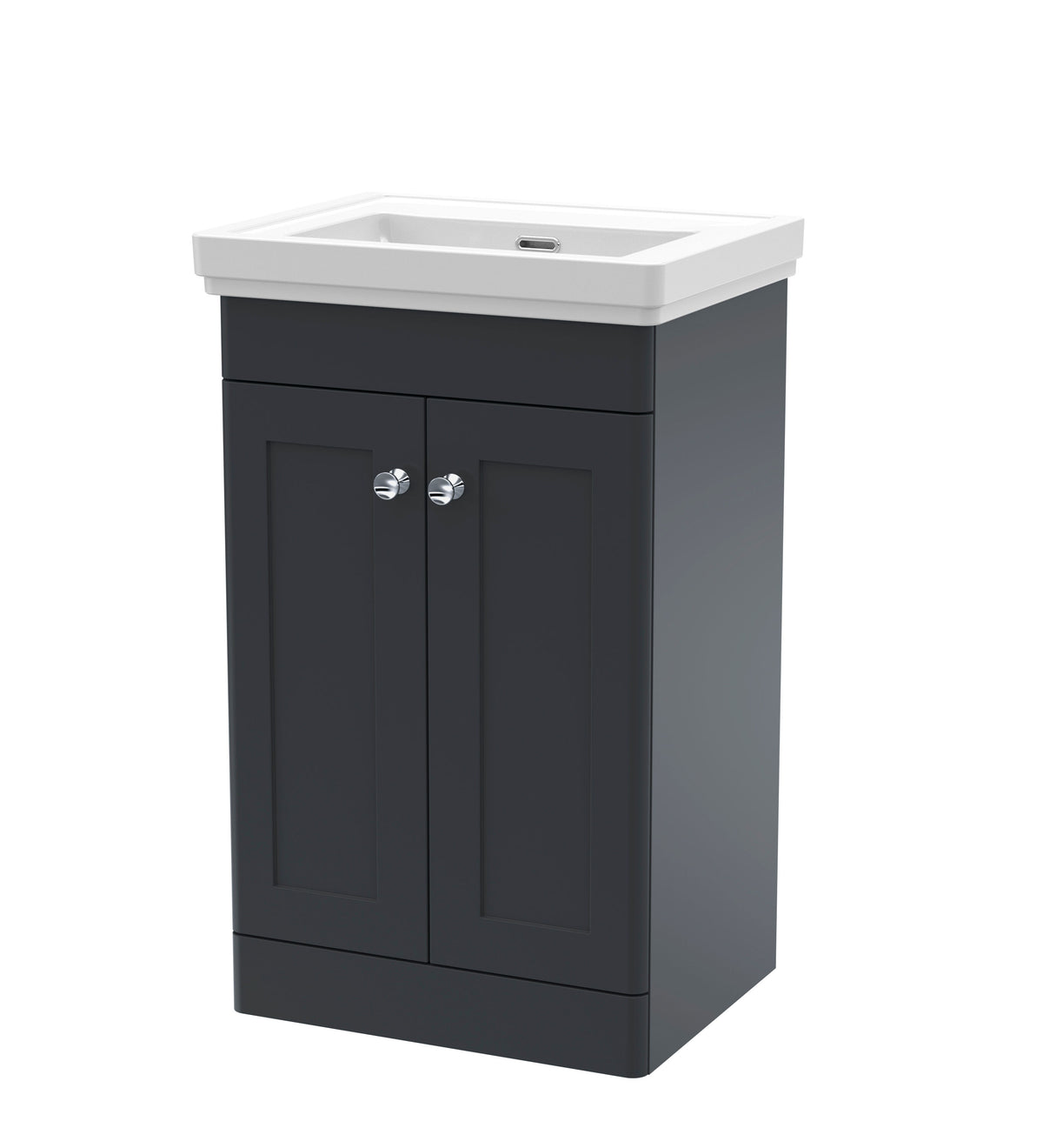 Nuie Classique 500mm 2 Door Floor Standing Vanity Unit With Basin