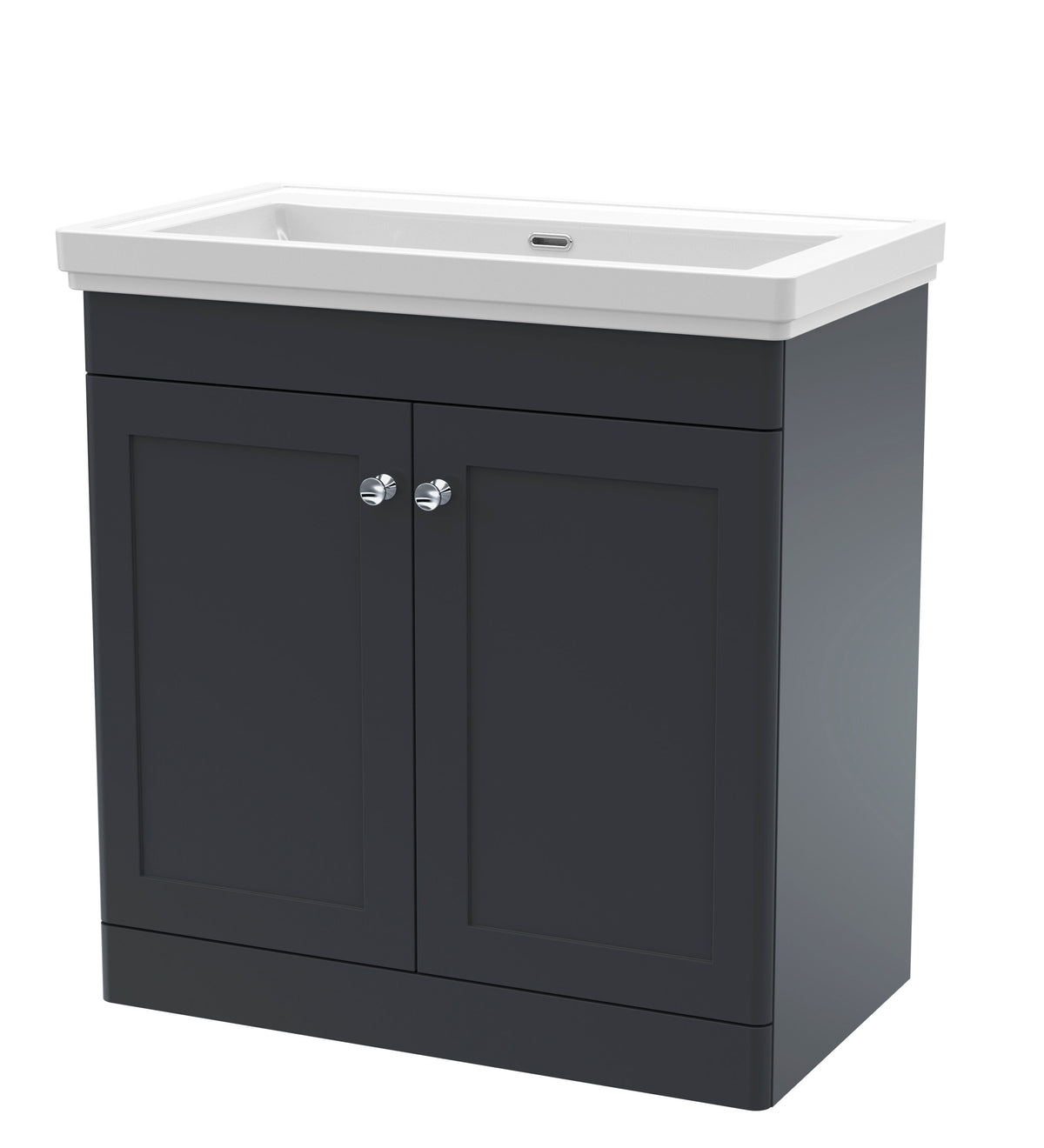 Nuie Classique 800mm 2 Door Floor Standing Vanity Unit With Basin