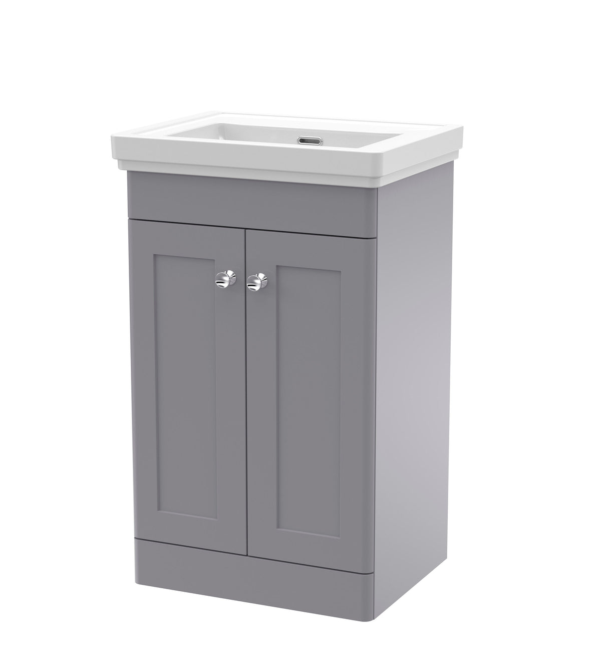 Nuie Classique 500mm 2 Door Floor Standing Vanity Unit With Basin