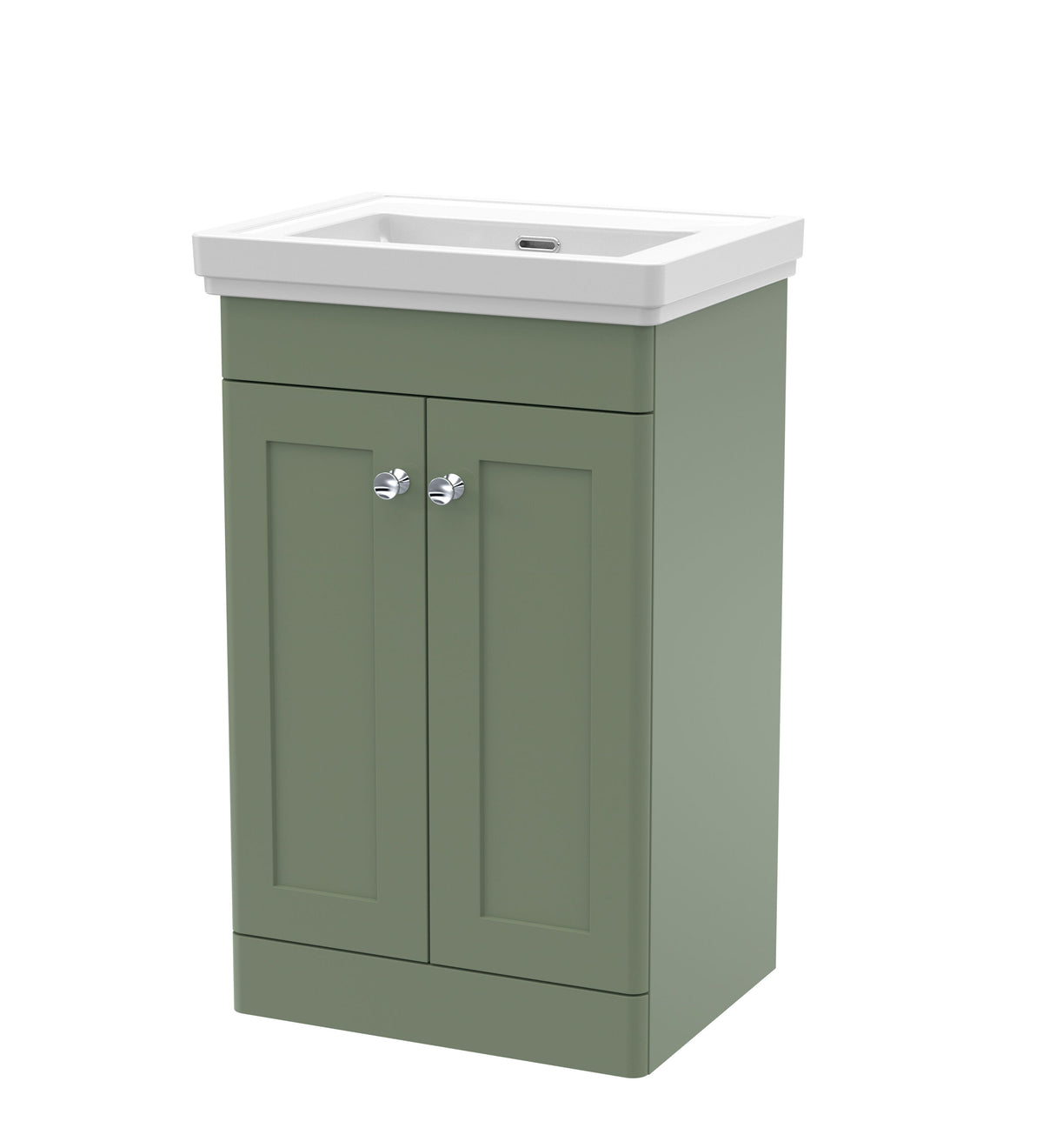 Nuie Classique 500mm 2 Door Floor Standing Vanity Unit With Basin