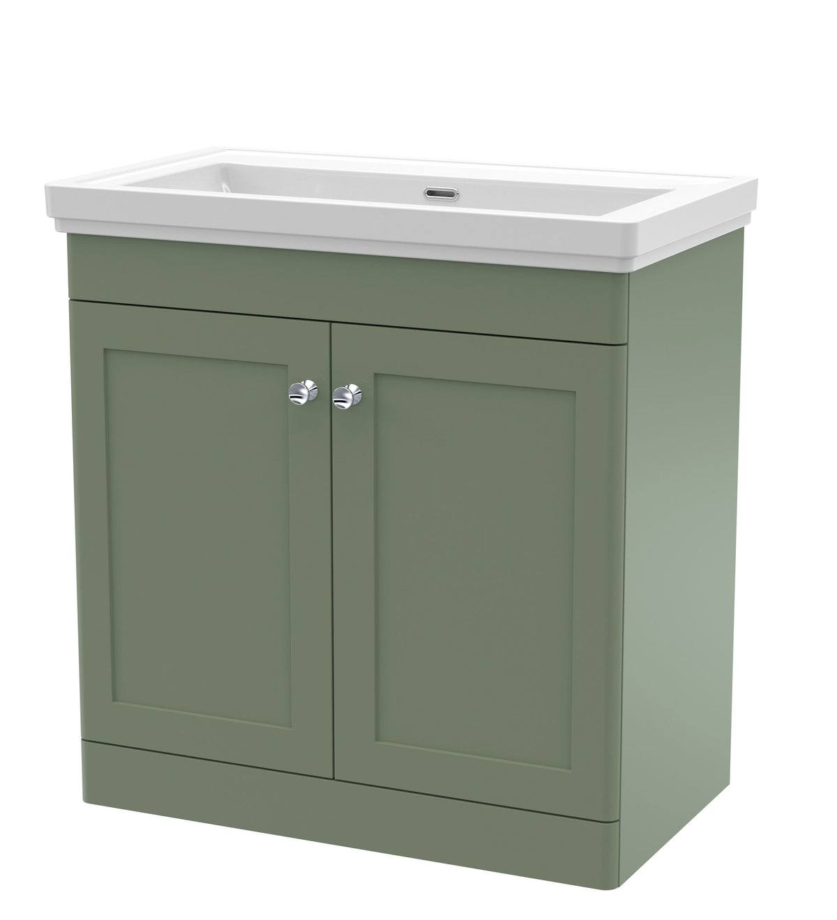 Nuie Classique 800mm 2 Door Floor Standing Vanity Unit With Basin