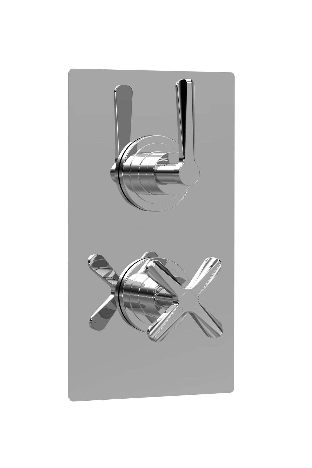 Nuie Aztec Concealed Twin Thermostatic Shower Valve With Diverter