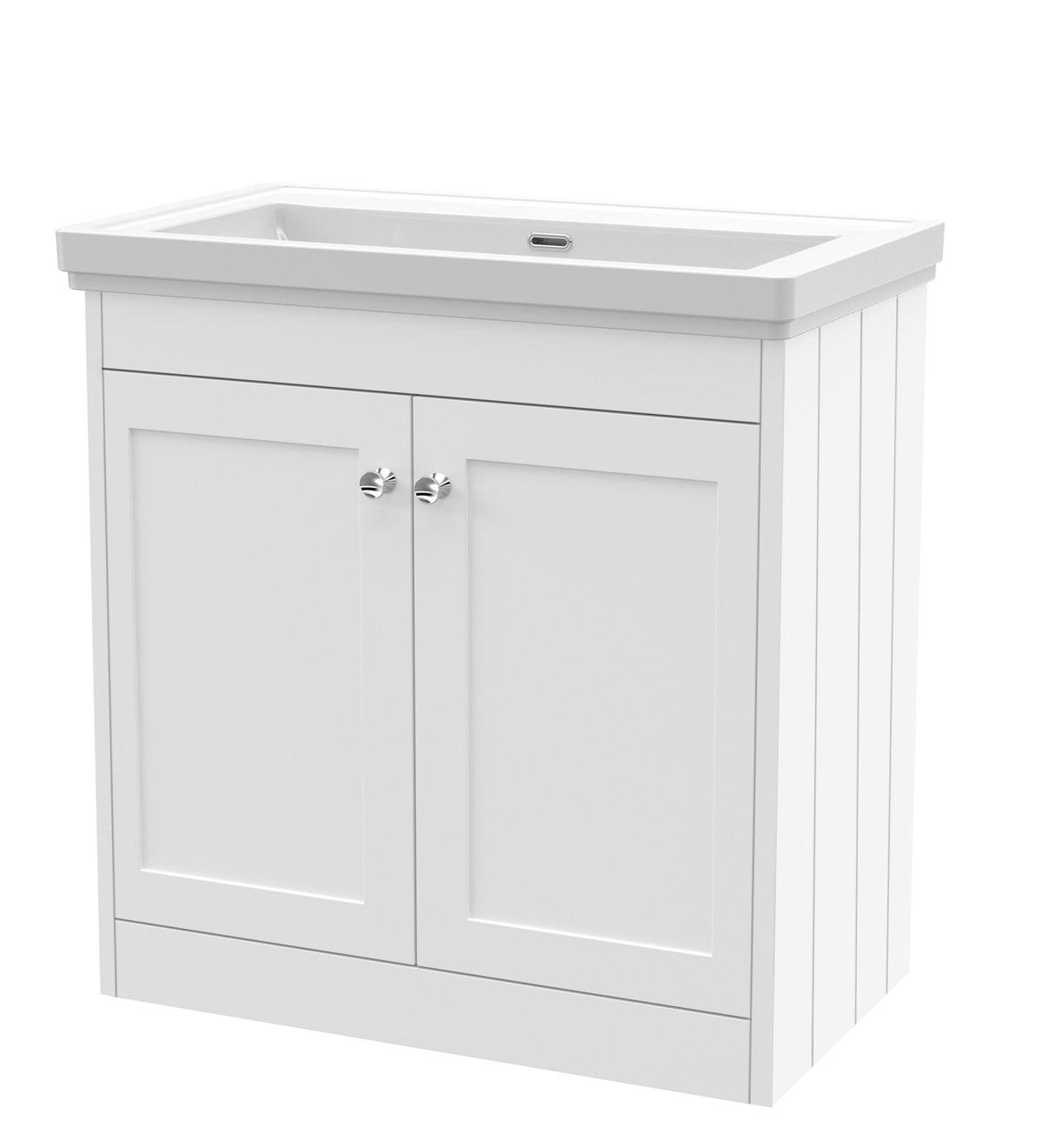 Old London Ashwick 800mm Floorstanding 2-Door Unit With Basin No Tap Hole