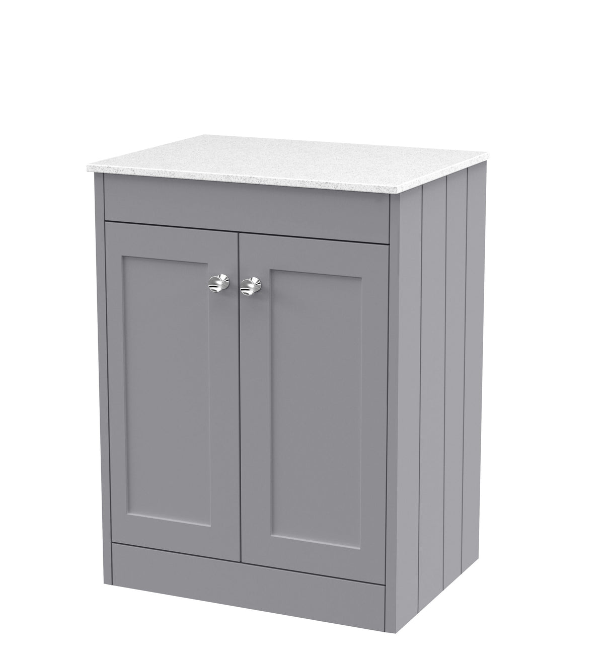 Old London Ashwick 600mm Floorstanding 2-Door Unit With Marble Top