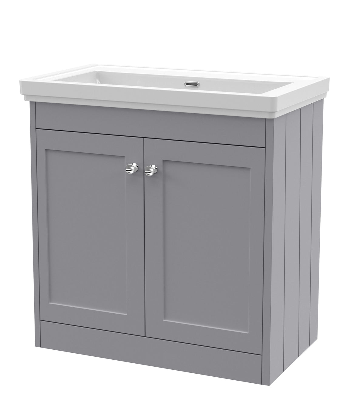 Old London Ashwick 800mm Floorstanding 2-Door Unit With Basin No Tap Hole