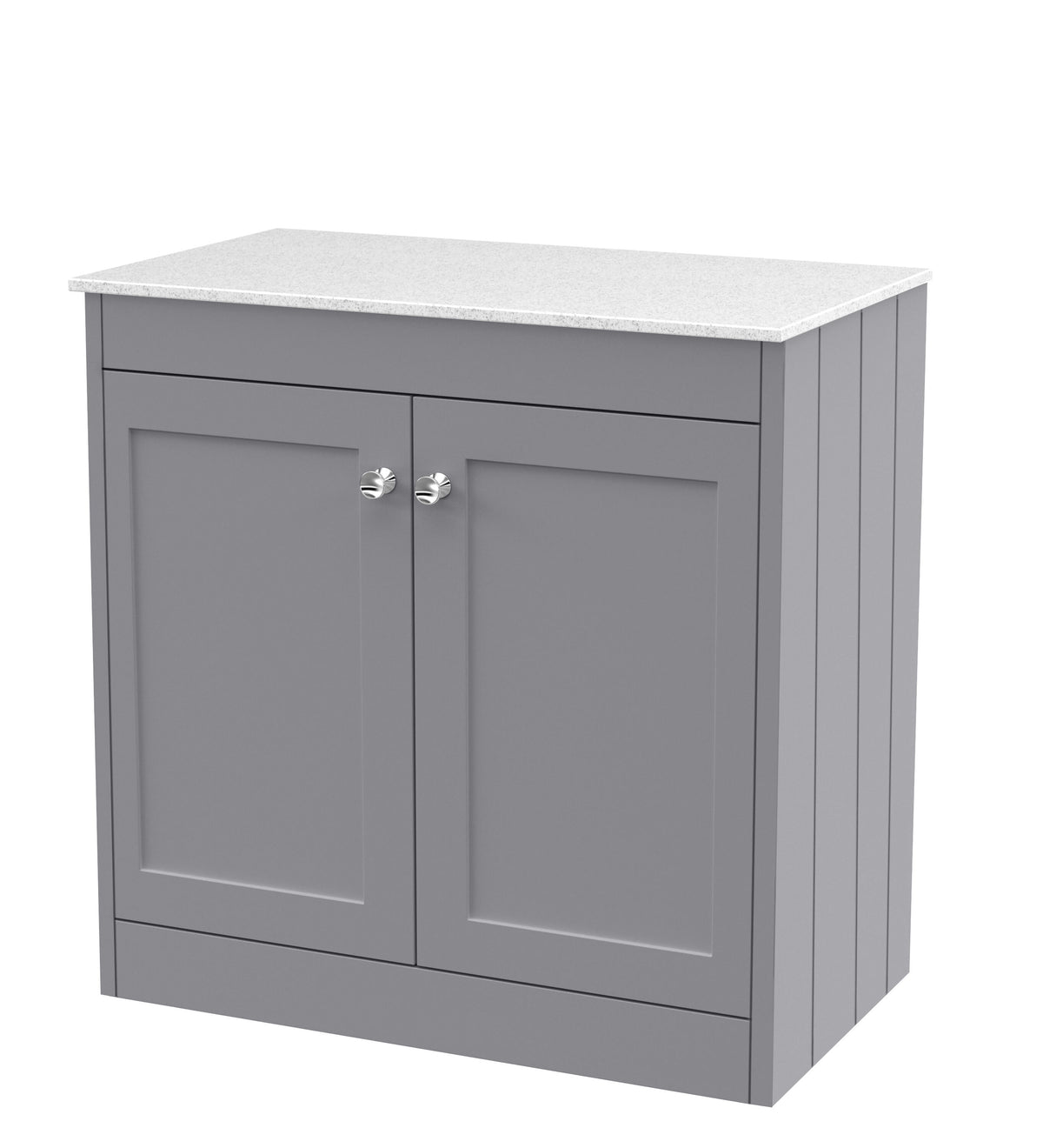 Old London Ashwick 800mm Floorstanding 2-Door Unit With Marble Top