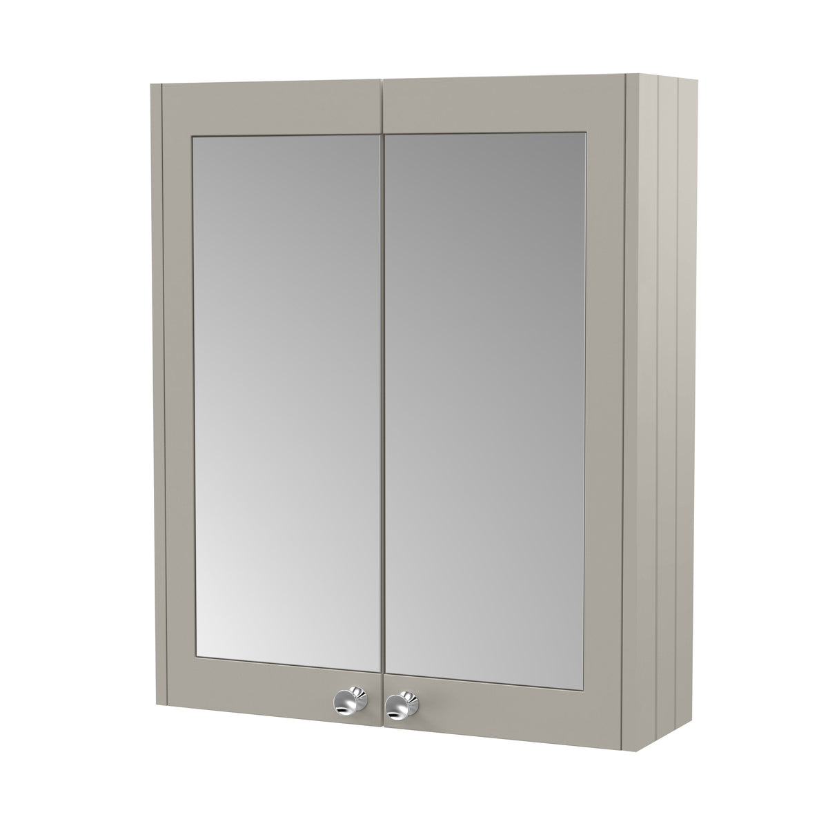 Old London Ashwick 600mm Satin Wall Hung Mirror Cabinet