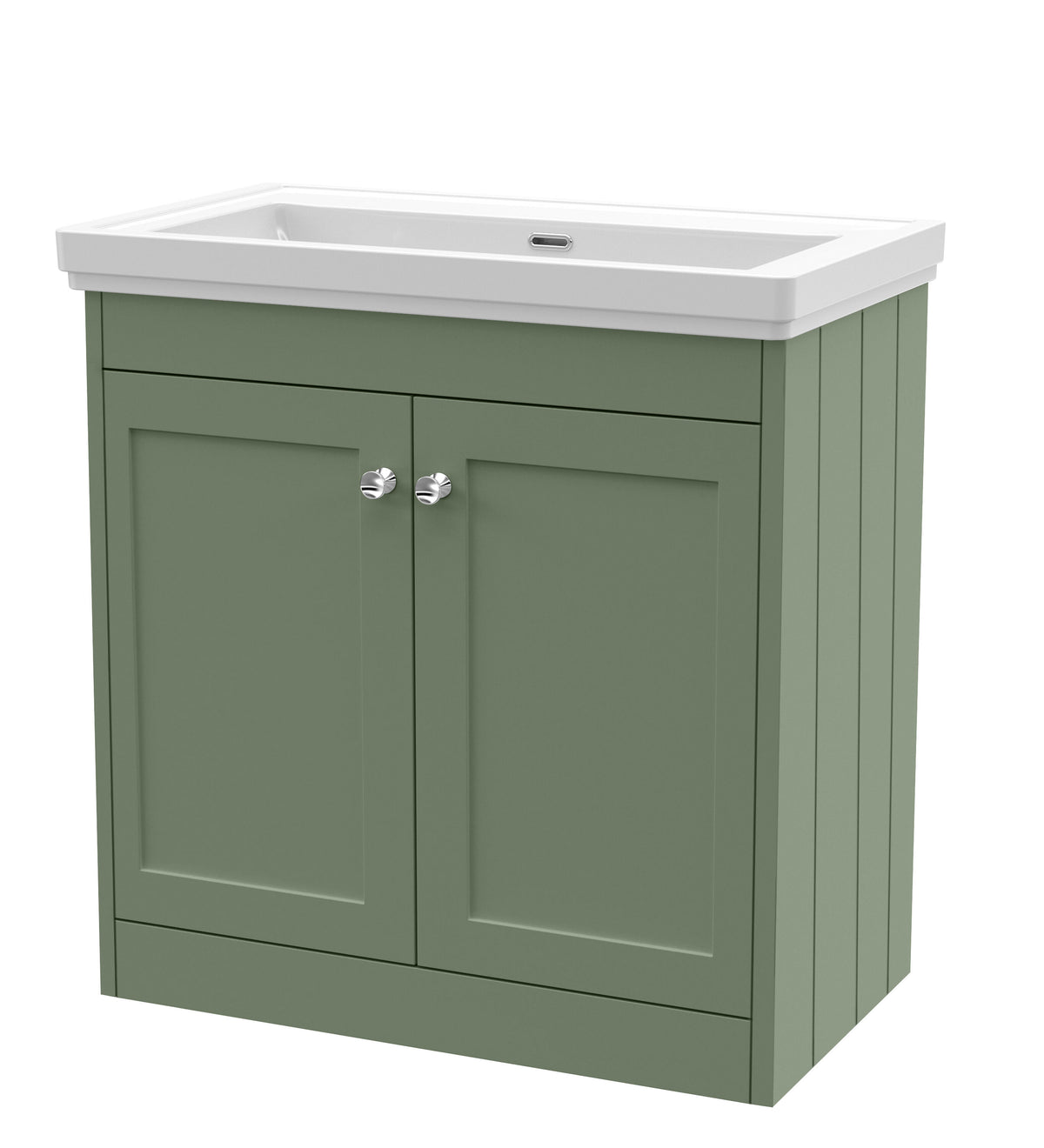 Old London Ashwick 800mm Floorstanding 2-Door Unit With Basin No Tap Hole