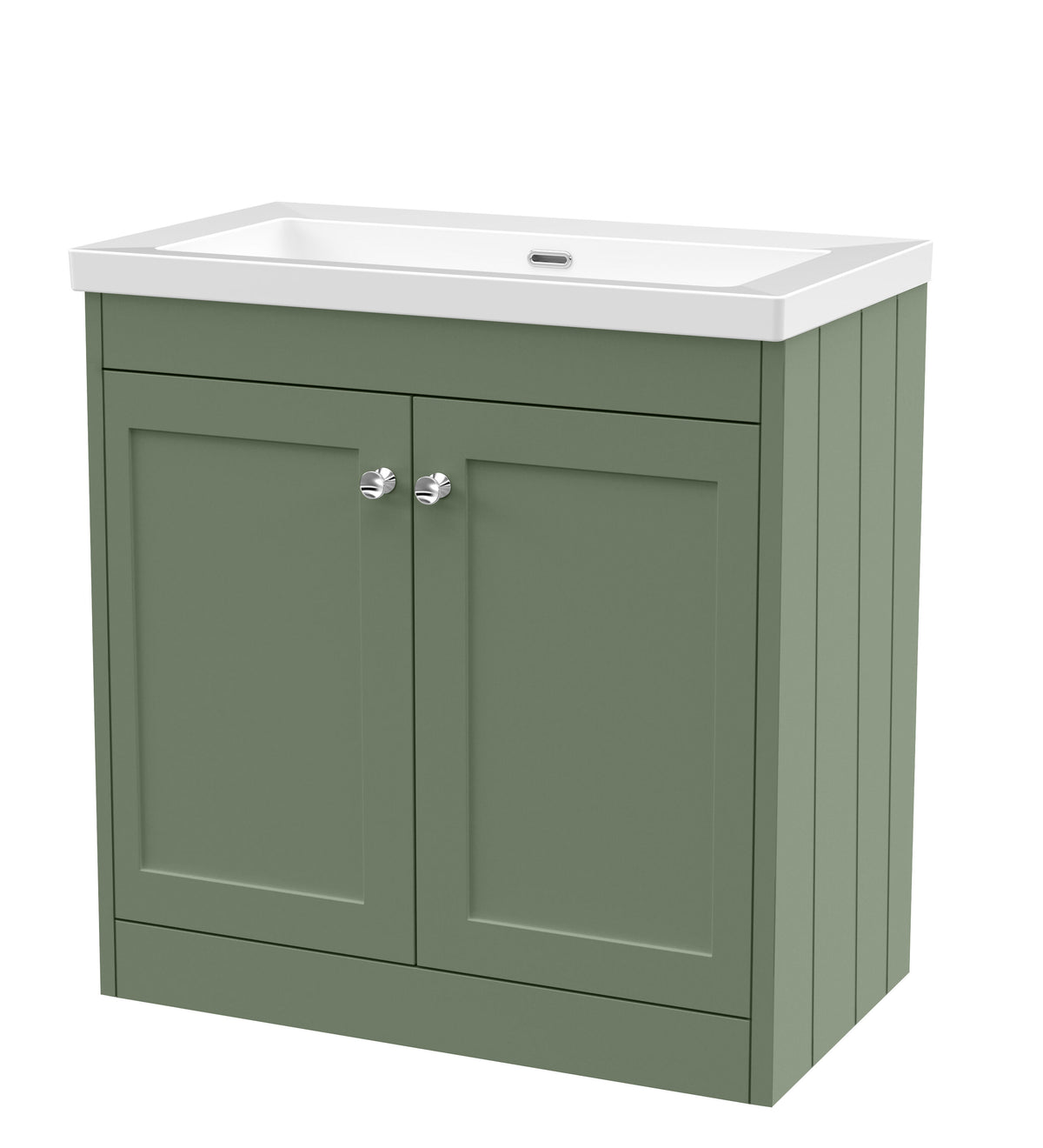 Old London Ashwick 800mm Floorstanding 2-Door Unit With Basin No Tap Hole