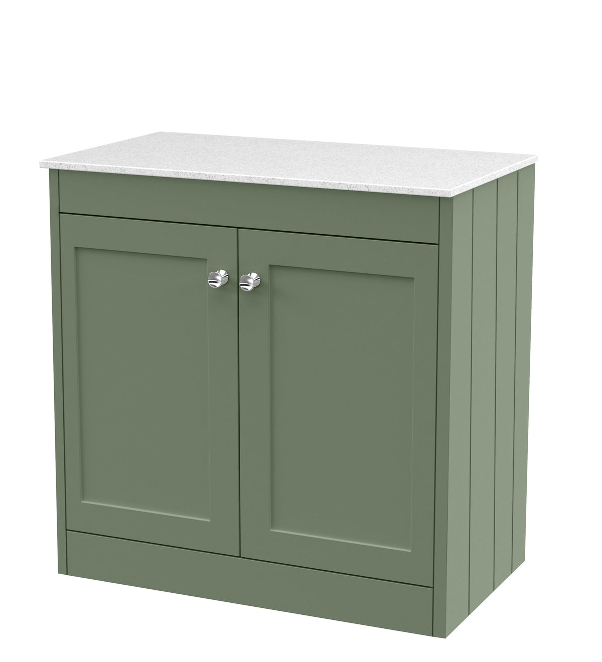 Old London Ashwick 800mm Floorstanding 2-Door Unit With Marble Top