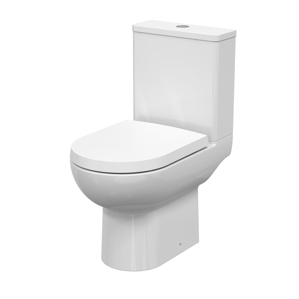 Nuie Isla Compact Rimless Pan & Cistern