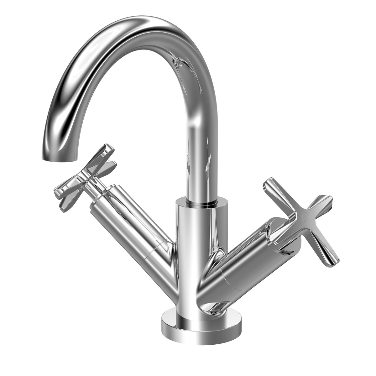 Nuie Aztec Deck Mounted Mono Basin Mixer With Pop Up Waste