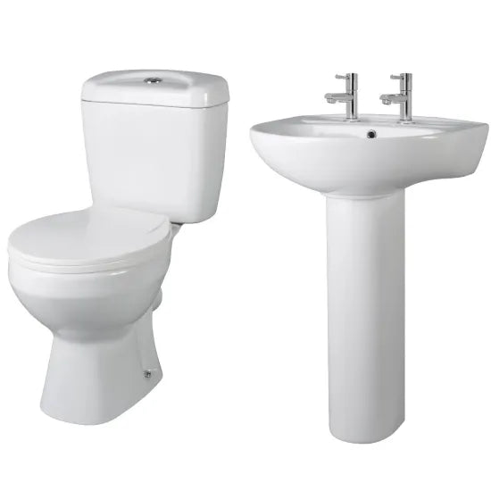Modern B-Shaped Shower Bath Bathroom Package