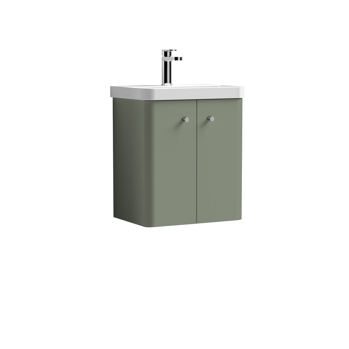 Nuie Core 500mm 2 Door Wall Hung Vanity Unit With Basin