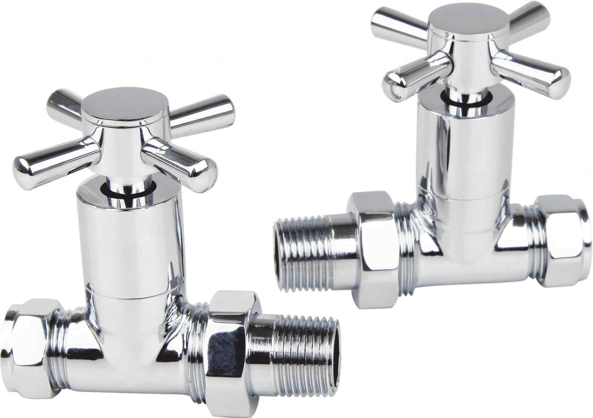 Cross Head Rad Valve Straight (Pair) - CROSS-STR