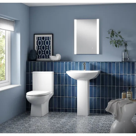 Asselby Close Coupled Toilet & 500mm Basin Suite