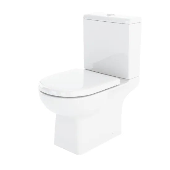 Contemporary 410mm Close Coupled Toilet