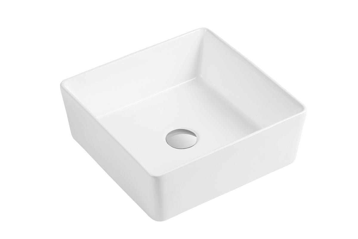 Lois Square 390mm Counter Top Basin - CTB-LOI390