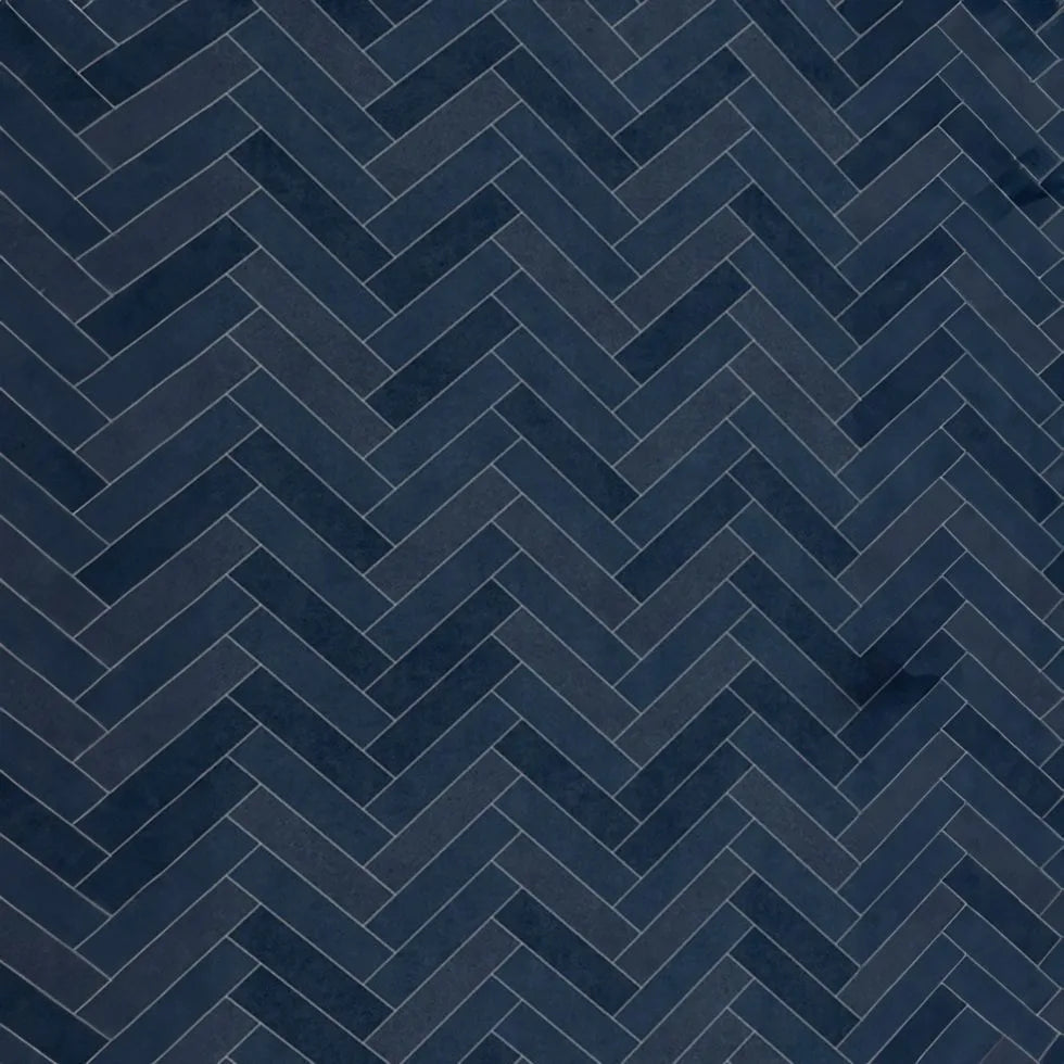 Modura Chevron Multi Navy Matt PVC Bathroom Panel 1000 x 2400 x 10mm