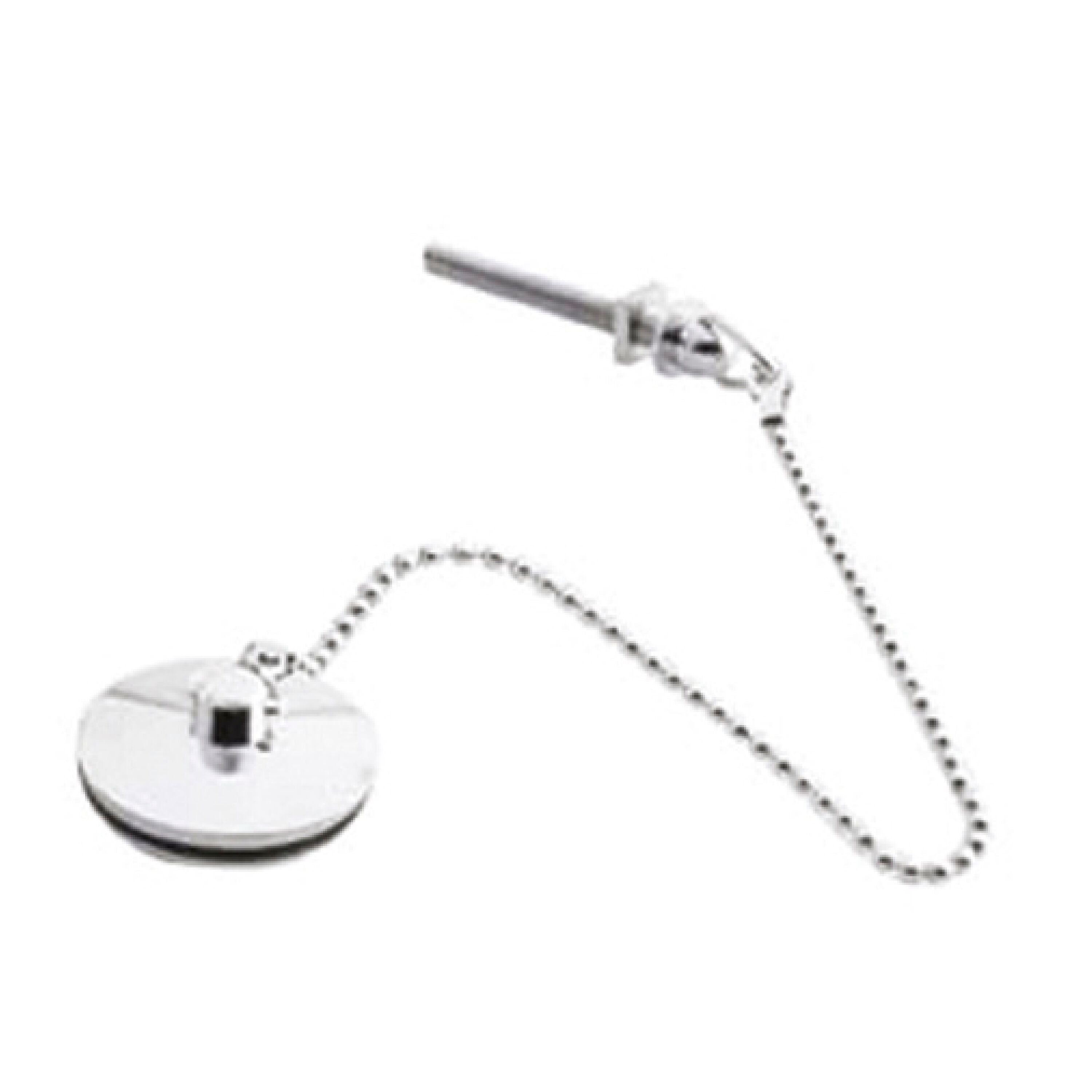 Chrome Plug With Chain Basin Waste