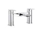 L-Shaped Shower Bath Suite with Arno 1100mm Combination Vanity Unit & Harmony Back to Wall Toilet