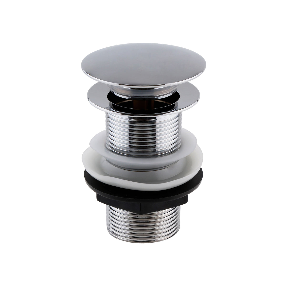 Nuie Unslotted Push Button Basin Waste