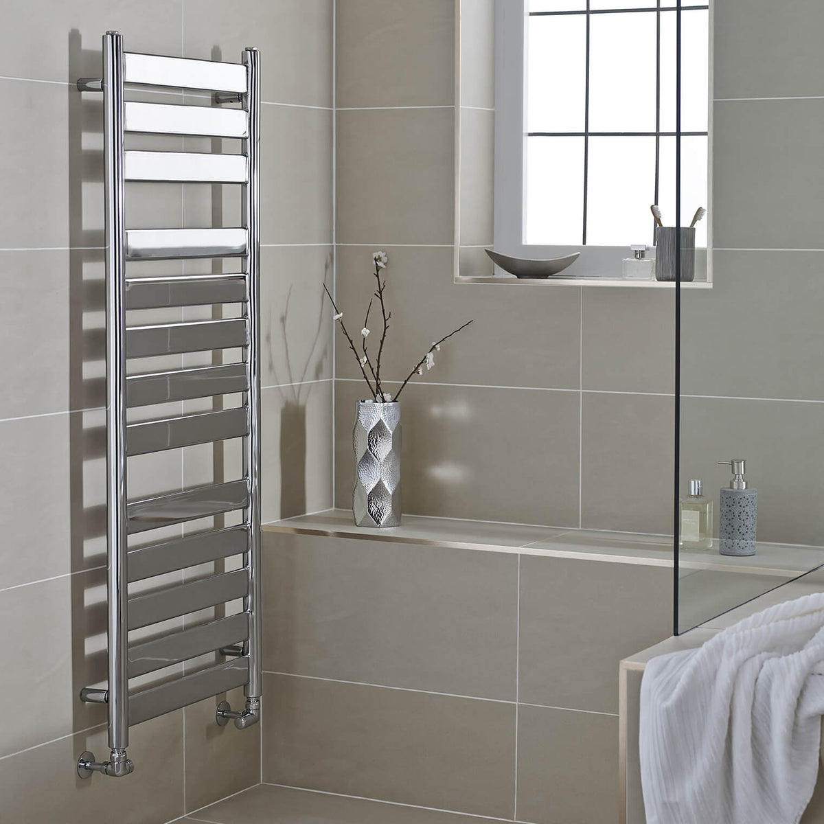 Newark Design Radiator 500mm x 950mm - Chrome - EWR - EWR 1
