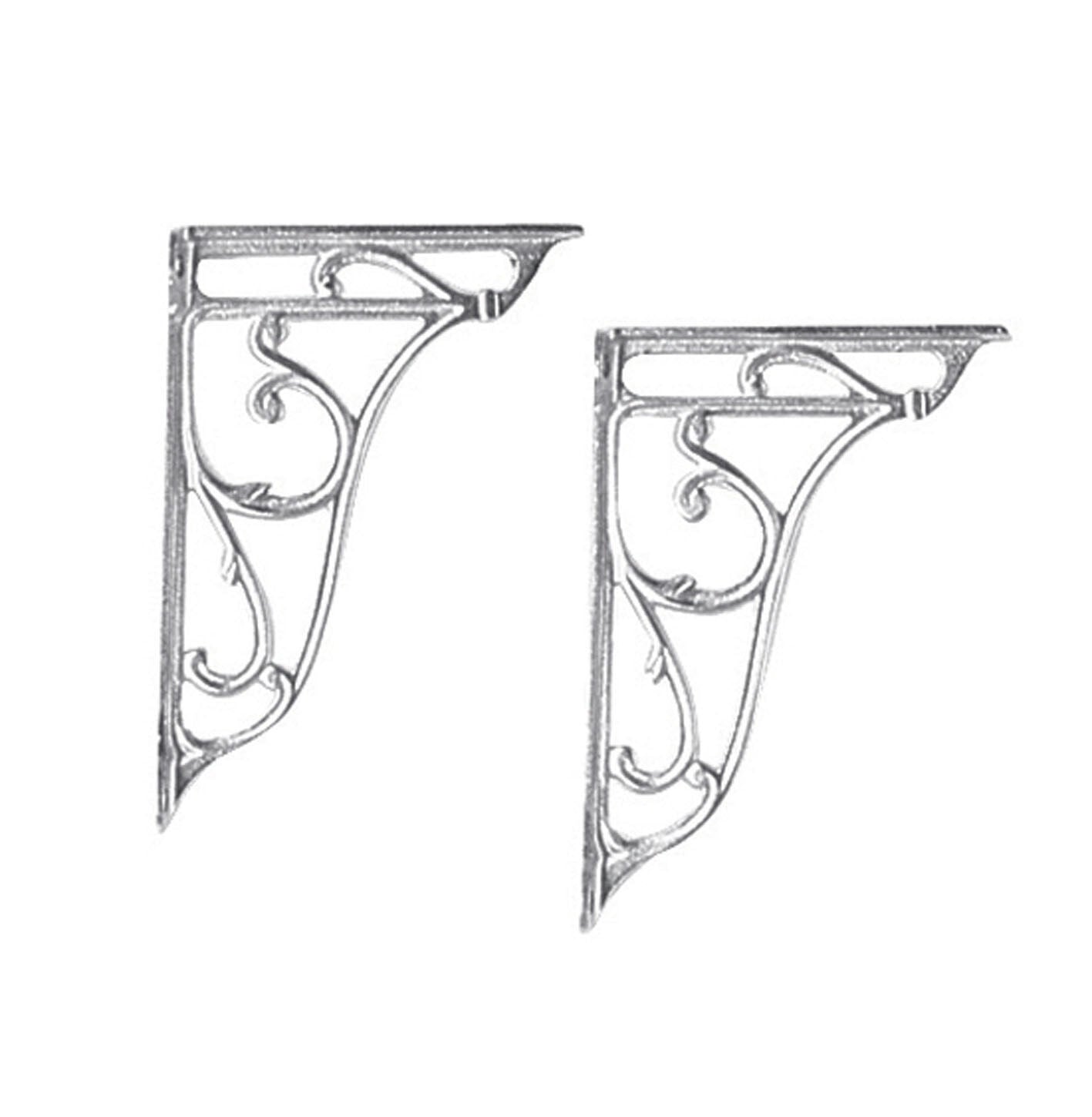 Ornate Chrome Cistern Brackets