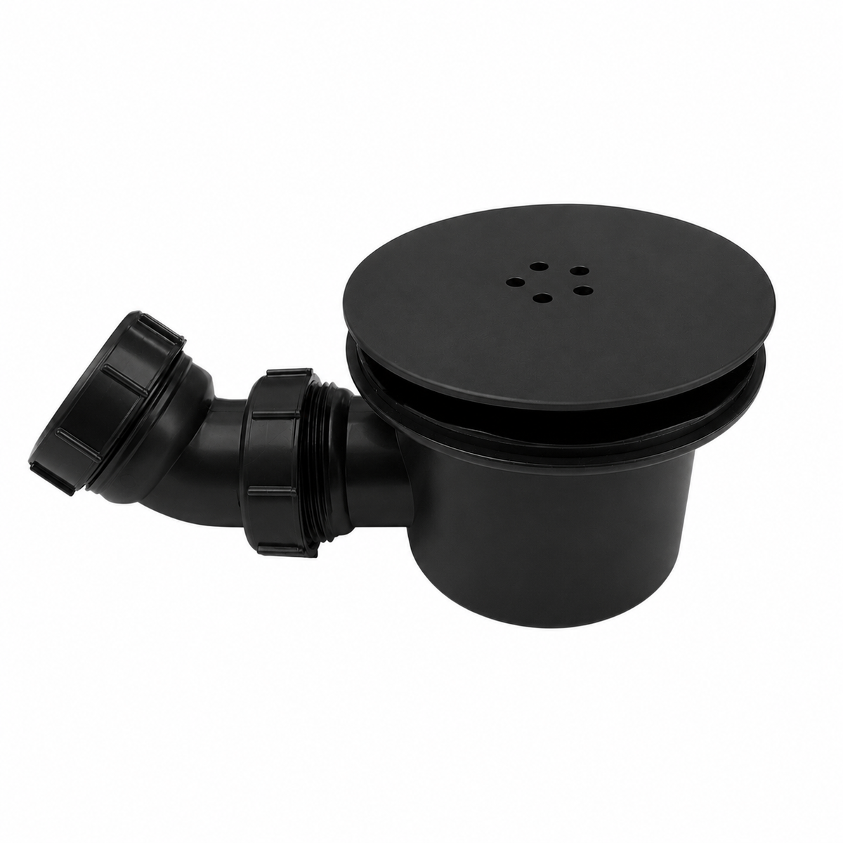 90mm Fast Flow Waste - Black - FFW90-BLACK