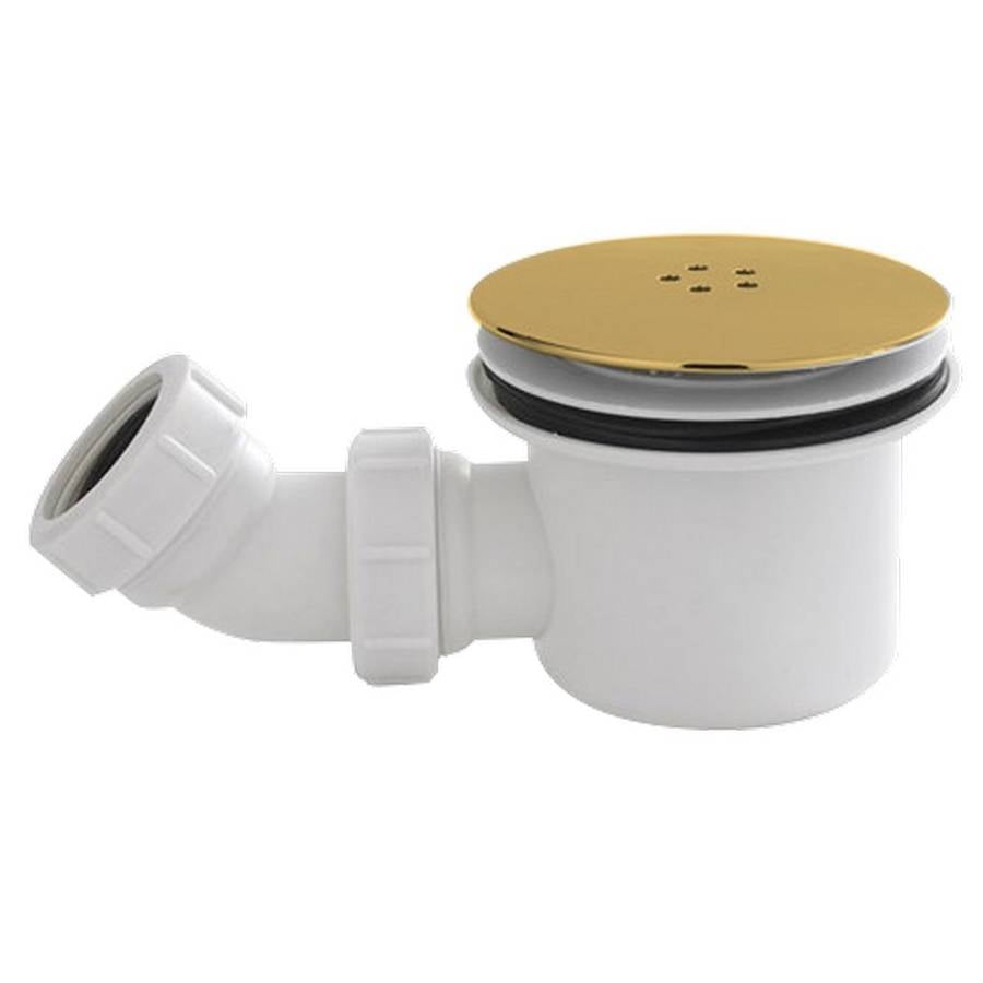 90mm Fast Flow Waste - Brass - FFW90-BRASS