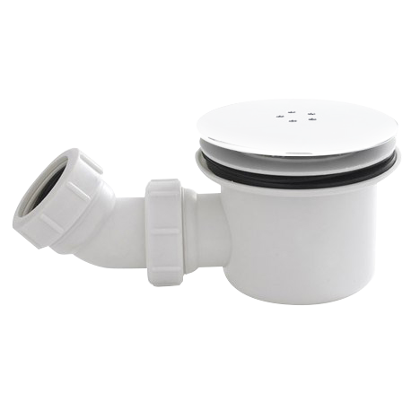 90mm Fast Flow Waste - White - FFW90-WHITE