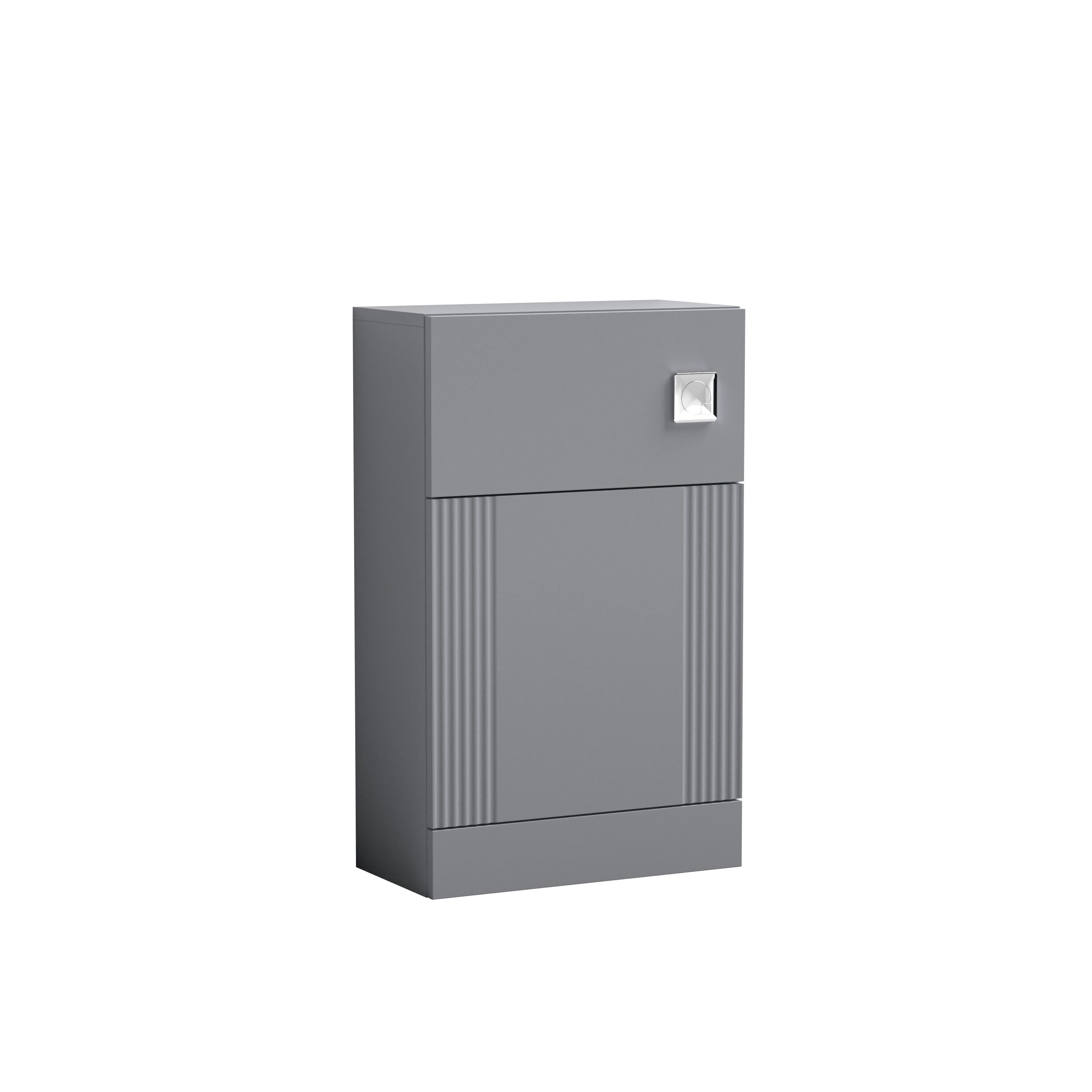 nuie Deco 500mm Satin Grey WC Unit