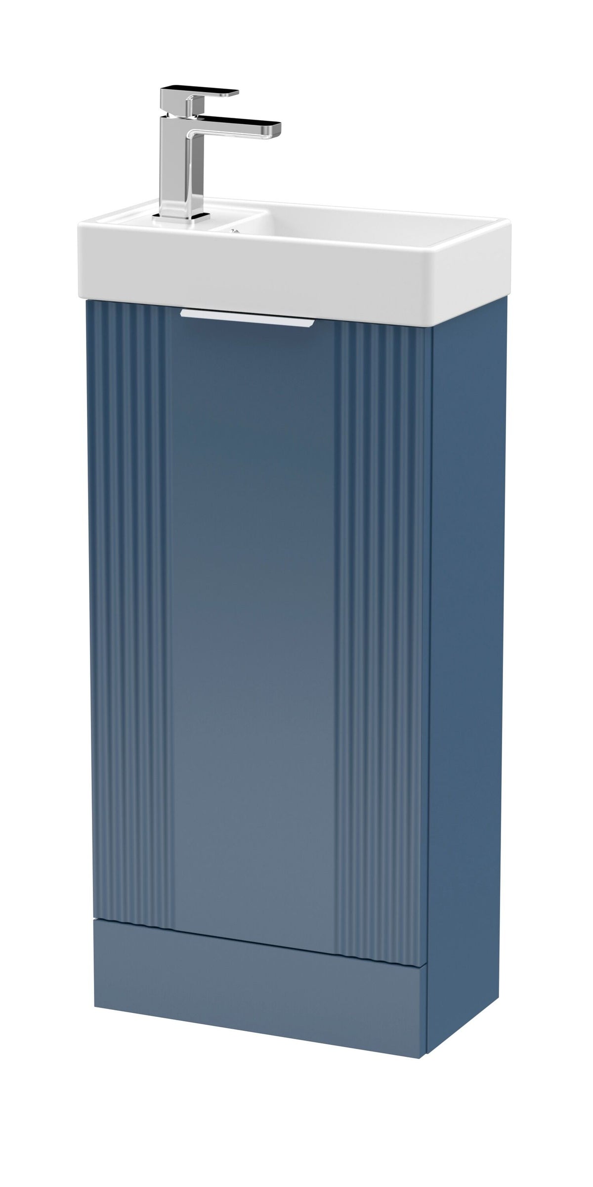 Nuie Deco Compact 400mm Floor Standing Vanity Unit With Ceramic Basin
