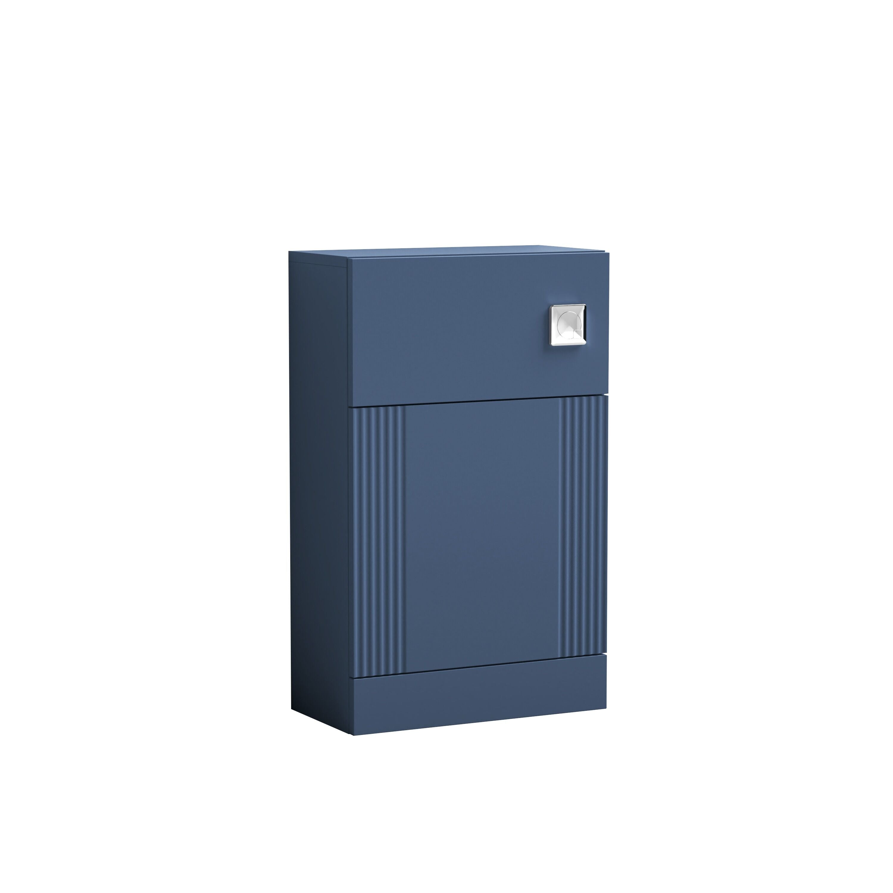 nuie Deco 500mm Satin Blue WC Unit
