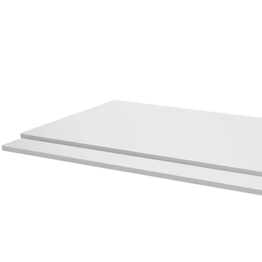 Purity 800mm 2 Piece End Panel White - FUR122PU