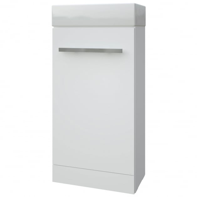 Purity Floor Standing Cloakroom Unit White - FUR280PU - FUR280PU 1